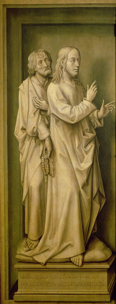 Christ and a Disciple by Rogier van der Weyden